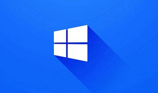 windows 10 april logo blå